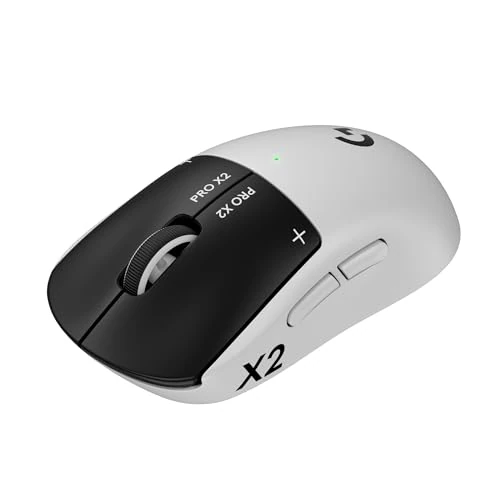 Oferta limitada: Logitech G PRO X2 SUPERSTRIKE LIGHTSPEED, ratón inalámbrico para gaming, rendimiento ultrarrápido, ultraligero (61 g), tecnología háptica con clic personalizable, carga USB-C, PC/Mac/portátil - Blanco de 179.99 € a 179.99 € (ahorro 0.00%)