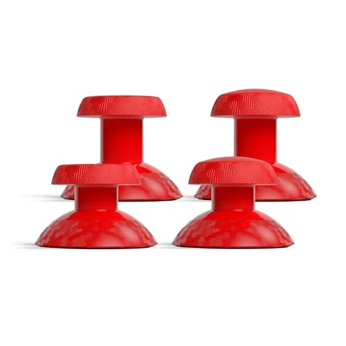 Offerta a tempo: SCUF VALOR PRO Kit Thumbstick Sostituzione – 1 Corto Concavo, 1 Corto Bombato, 1 Lungo Concavo, 1 Lungo Bombato, Facile da Sostituire, Resistente – Rosso - 13% da 14.99 € a 12.99 €