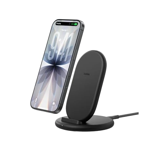 Zeitlich begrenztes Angebot: Belkin BoostCharge Induktive Ladestation, Wireless Charger Geeignet für Handyhüllen, Kabelloses Ladegerät für Apple iPhone, Samsung Galaxy, Google Pixel usw., inkl. 1,5-m-Kabel – Schwarz von 28.02 € auf 28.02 € (0.00% Rabatt)