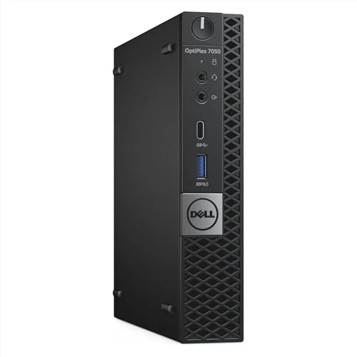 Dell Optiplex 7050 Tiny Mini PC i7 6th | 32 GB RAM | 1000 GB SSD | Display Port | HDMI | Wi-Fi USB | Windows 11 Pro + Libre Office (Generalüberholt)