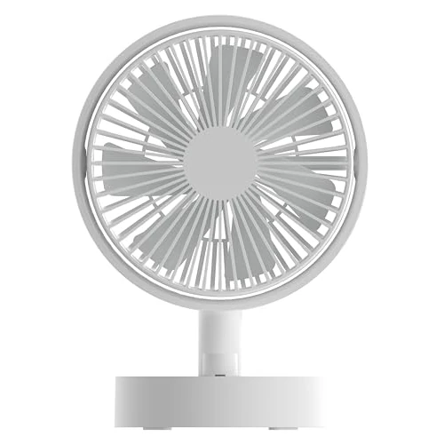 Offerta a tempo: Techly 621710 Mini Ventilatore Rotante da Tavolo a 10 Velocità Ricarica USB-C™ Bianco - 16% da 29.77 € a 25.13 €