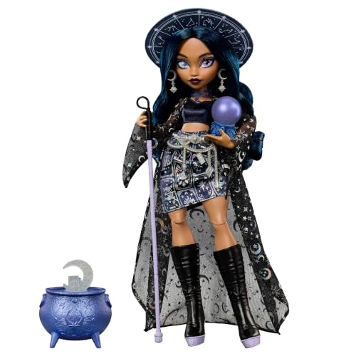 Limited-time offer: ​Monster High Doll, Moonspell Magic by Monster High Claire de Luna | Clairvoyant Witch in Blue Clothes with Cauldron Surprise & Accessories like Crystal Ball, Hat & Spellbook from $26.84 to $26.84 (save 0.00%)