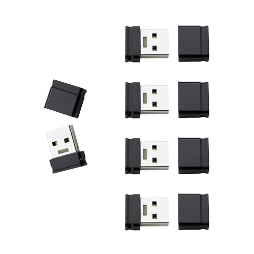 Offerta a tempo: Intenso Micro Line - Chiavetta USB da 16 GB, confezione da 5 pezzi, mini USB 2.0, supporto compatto per PC, laptop, auto e TV, colore nero, 5 x 16 GB - 23% da 31.91 € a 24.60 €