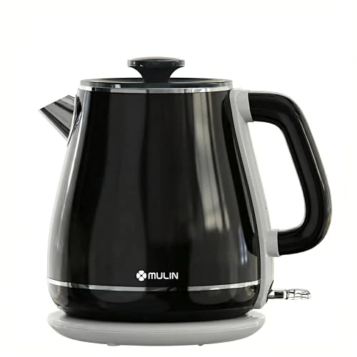 Offre limitee: MULIN bouilloire vintage, Ébullition rapide, Bouilloire électrique 1,8l, 2200w,arrêt automatique, Base à 361° de 29.99 EUR a 29.99 EUR (economie 0%)