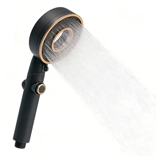 Tijdelijke aanbieding: Douchekop, drievoudig verstelbare douchekop, hogedrukdouchekop, waterbesparend, universele douchekop, eenvoudig te installeren, grijs van 9.88 EUR naar 9.88 EUR (korting 0%)