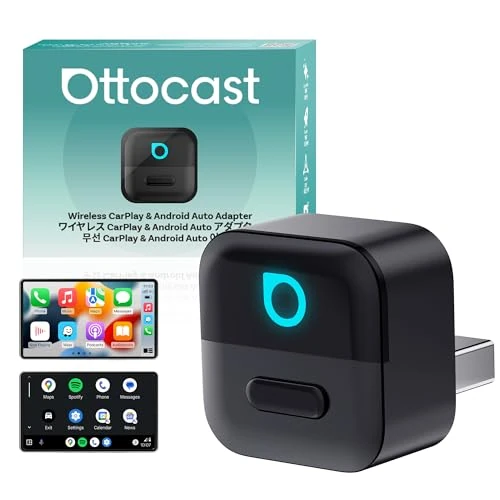 Oferta limitada: Ottocast Mini Pico 2026 Adaptador Inalámbrico CarPlay & Android Auto, WiFi 6 & Bluetooth 5.4, Mini Dongle USB Plug & Play, De CarPlay/Android Auto con Cable a Wireless, OTA Upgrade de 79.99 EUR a 79.99 EUR (ahorro 0%)