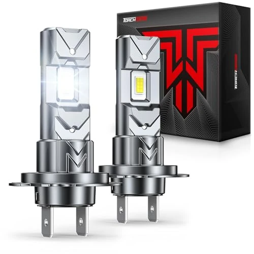 Offerta a tempo: Torchbeam [Aggiornamento 2026] H7 LED 34000LM 6500K Bianco Freddo - 44% da 33.99 € a 18.99 €