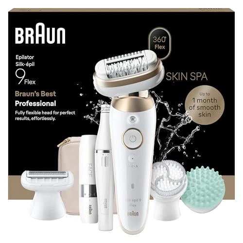 Braun Silk pil 9 Flex SkinSpa Epilierer Damen All in One Set Mit 360 