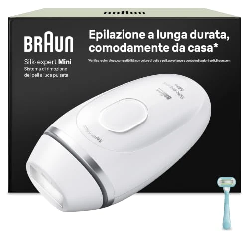 Offre limitée : Braun Epilateur Lumiere Pulsee Silk Expert Mini PL1104, Blanc de 239.99 € à 227.99 € (5% de remise)