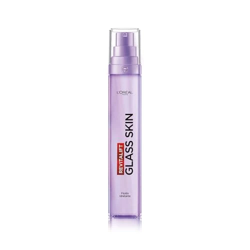 L'Oréal Paris Revitalift Filler Glass Skin płyn nawilżający, 50 ml, skóra w 1 gestze, płyn hialuronowy + 5% witaminy B3 + B5 + C