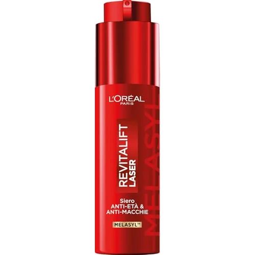 L'Oréal Paris Revitalift Laser Serum Anti-Aging und Anti-Flecken-Creme, 50 ml, leistungsstarke Dreifach-Formel, wirkt auf Falten, Flecken und stumpfe Haut