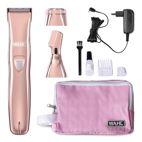 WAHL Ladies Face and Body Hair Remover, Ontharingsapparaat voor vrouwen, roterend scheerapparaat voor vrouwen, wenkbrauwvormer, kamopzetstuk