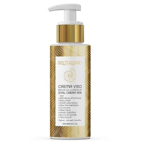 Crema facial con baba de caracol hidratante, sin grasa, 90 ml, origen natural, crema facial antiarrugas, regeneradora, blanqueadora, tratamiento antiedad con baba de caracol, 80