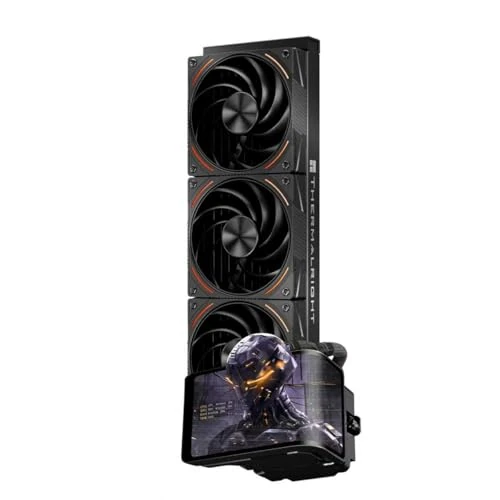 Thermalright-TR Wonder Vision 360 TURBO ARGB - Raffreddatore ad acqua per CPU 3000 RPM, schermo curvo 60 Hz con risoluzione 2400 x 1080, per AM5, Intel LGA1851/1700,6,67 pollici