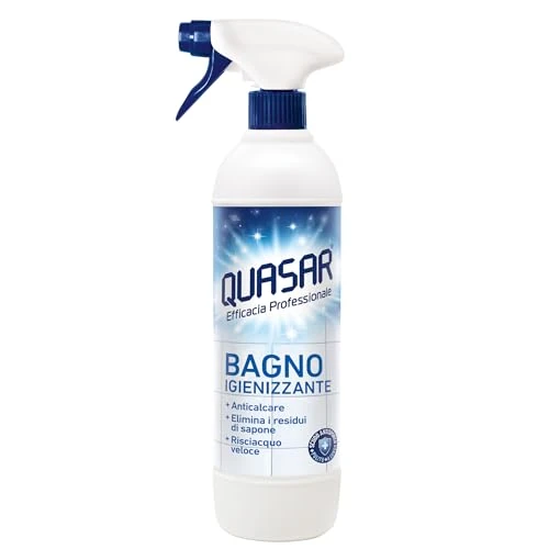 Offerta a tempo: Quasar - Bagno Igienizzante - Anticalcare, Elimina i Residui di Sapone, Risciacquo Veloce - 680 ml (Confezione da 6) - 31% da 19.92 € a 13.74 €