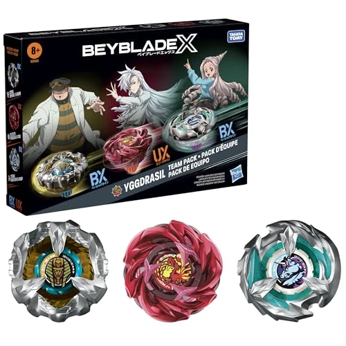 Oferta limitada: Beyblade X, Pack de Equipo Yggdrasil, Incluye 3 Tops Takara Tomy, Tops de Batalla, A Partir de 8 años de 29.99 € a 29.99 € (ahorro 0.00%)