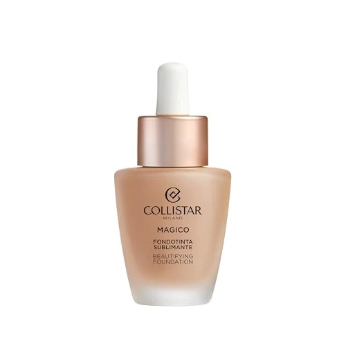 Collistar Magische sublimatie foundation, verbeterde huid, gezonde en natuurlijke kleur, hydraterend en egaliserend, geschikt voor alle huidtypes, 5N, amber, 30 ml