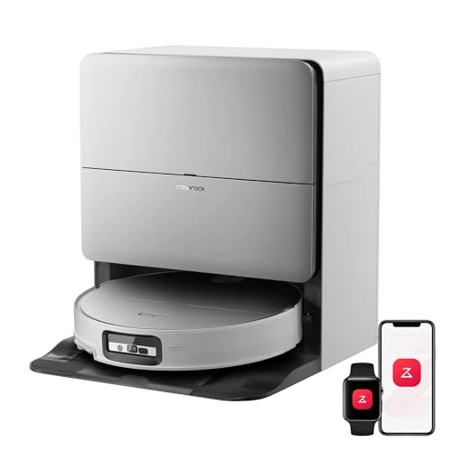 Offerta a tempo: roborock Saros 20 Sonic Robot Aspirapolvere 36.000Pa, Motore HyperForce, Doppio Sistema Anti-Groviglio, AdaptiLift Chassis Supera Soglie da 8,8 cm (Bianco) - 13% da 1549.00 € a 1348.99 €