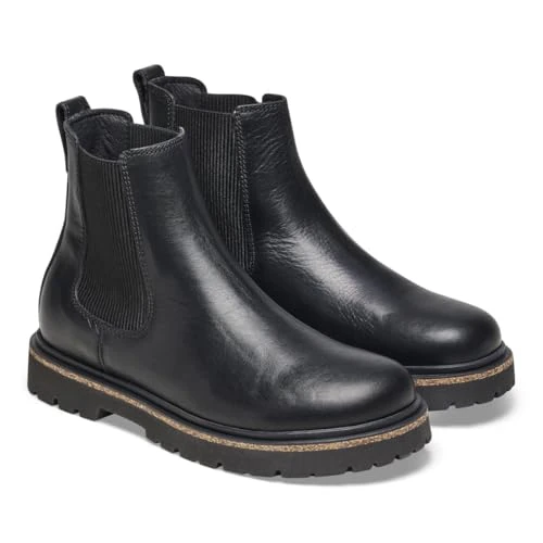 Limited-time offer: Birkenstock, Highwood Slip On, High Shoes, Beatles, High Shoes Leather, Fashion, Black, 36 EU Stretta from 250.00 £ to 250.00 £ (save 0.00%)