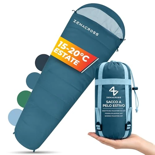 Zeitlich begrenztes Angebot: Schlafsack Erwachsene Kinder Sommerschlafsack 100GSM 900g Navy Blau von 29.99 € auf 14.99 € (50% Rabatt)