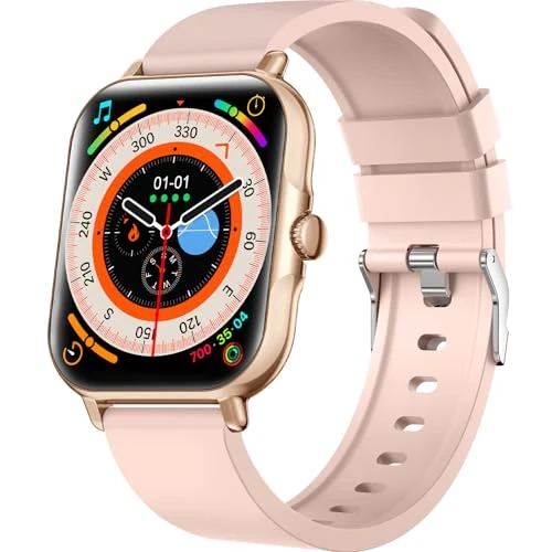 Tijdelijke aanbieding: Smartwatch voor dames en heren, smartwatch met telefoonfunctie, 1,85 inch touchscreen, fitnesstracker, IP68 waterdicht, fitnesshorloge met stappenteller, meerdere sportmodi, polshorloge voor van 159.99 EUR naar 159.99 EUR (korting 0%)