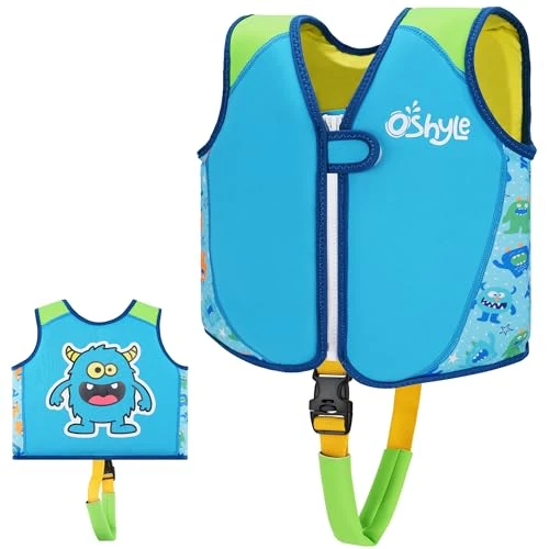 Oferta limitada: Chaleco de natación OSHYLE para niños pequeños, Chaleco Flotante con Correa de Seguridad, Ayuda a la flotabilidad (OSY001-25MO, S(1-3)) de 34.99 € a 30.00 € (ahorro 14%)