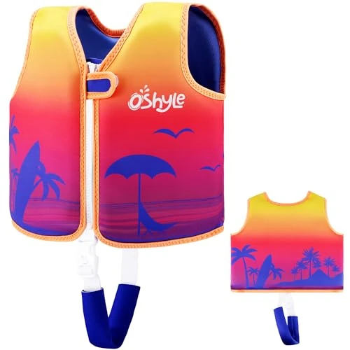Offerta a tempo: OSHYLE Giubbotto da Nuoto in Neoprene per Bambini - Aiuto Ideale per Il galleggiamento per Bambini (25SR, L(6-9)) - 20% da 38.99 € a 31.33 €