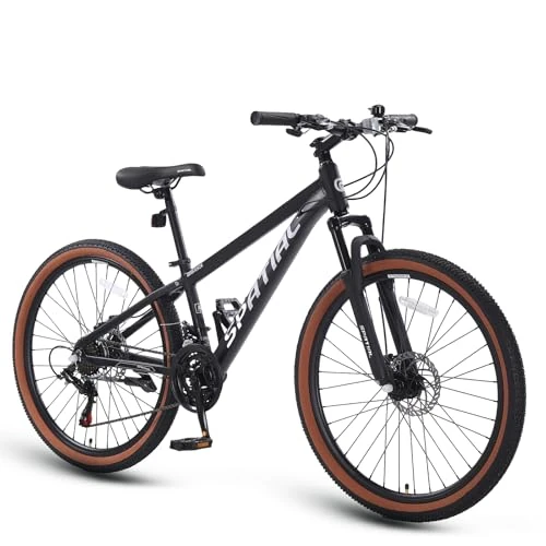 Offerta a tempo: SPATIAL Mountain Bike, bici da ciclismo da esterno da 24/26/27,5/29 pollici, 21/8 velocità | Doppi freni a disco, sedile ergonomico regolabile per uomini, donne (nero, 29 Pollici) - 0.00% da 299.99 € a 299.99 €