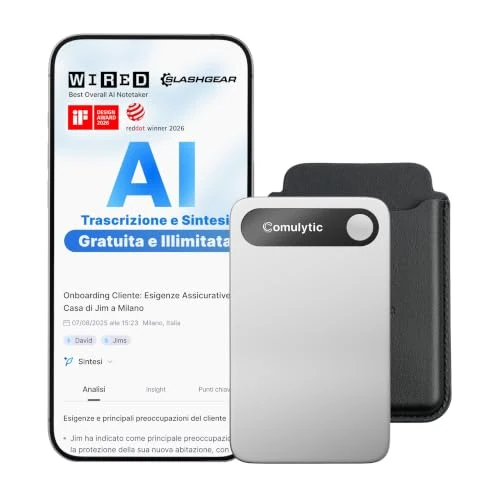 Oferta limitada: comulytic Note Pro Grabadora de Voz IA Transcripción y Resúmenes Ilimitados de 139.99 € a 139.99 € (ahorro 0.00%)