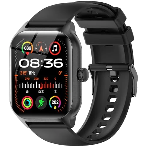 Offerta a tempo: LAOYABB Smartwatch Uomo Donna, Sportivo Fitness Tracker con Effettua o Risposta Chiamate, 2.01" Intelligente Orologio con Contapassi/Cardiofrequenzimetro/Sonno, IP68 Smart Watch per Android iOS - 0% da 18.99 € a 18.99 €