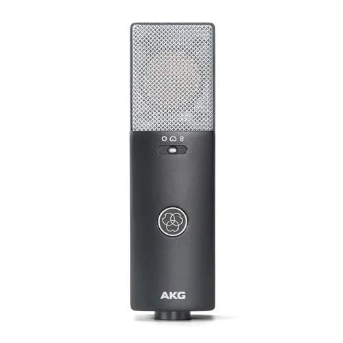 AKG Seria C C114 duża membrana Cardiod pojemnościowy mikrofon z wieloma wzorami - idealny dla muzyków i twórców treści