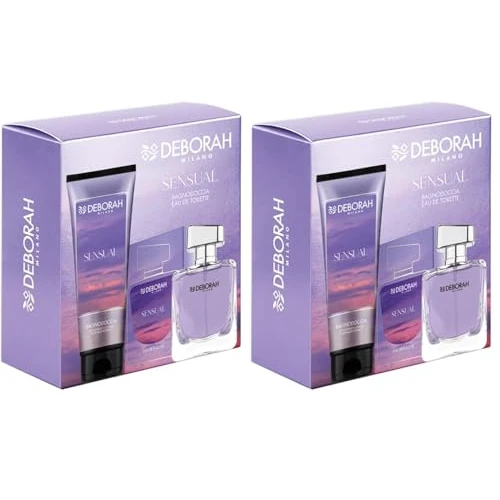 Offerta a tempo: Deborah Milano - Sensual Set Doccia con Profumo e Bagnodoccia, Cofanetto Regalo Donna, Fragranza Agrumata e Speziata con Cuore Fiorito e Fondo Armonico, Eau de Toilette 100ml e Docciaschiuma 250ml - 40% da 43.00 € a 25.80 €