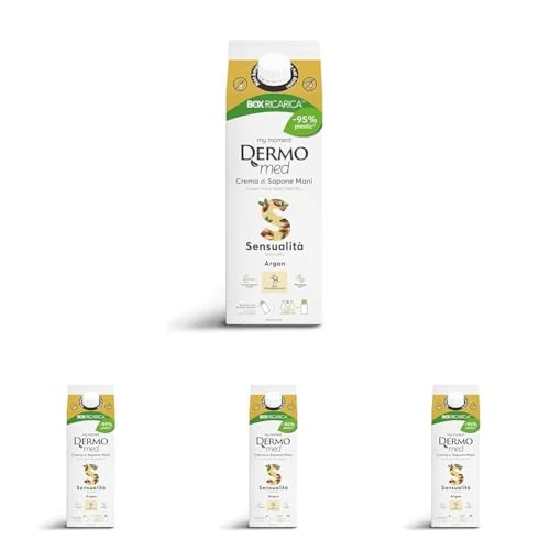 Offerta a tempo: Dermomed, Eco-ricarica Crema di Sapone Mani Liquido Sensualità, Rende la tua Pelle Liscia e Seducente, con Acido Ialuronico, Ripara e Idrata la Pelle, Dermatologicamente Testato, 900ml - 0% da 5.16 € a 5.16 €