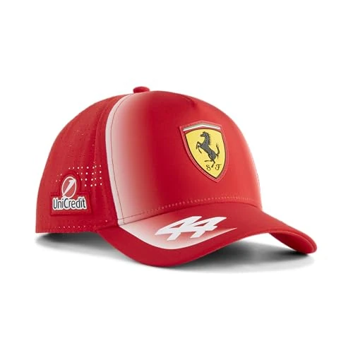 Offerta a tempo: PUMA Scuderia Ferrari F1 2026 Cappellino Lewis Hamilton - Rosso | Con una grafica tonale in rilievo a caldo sulla corona, Come visto indossato da Lewis Hamilton - 40% da 48.00 € a 28.80 €