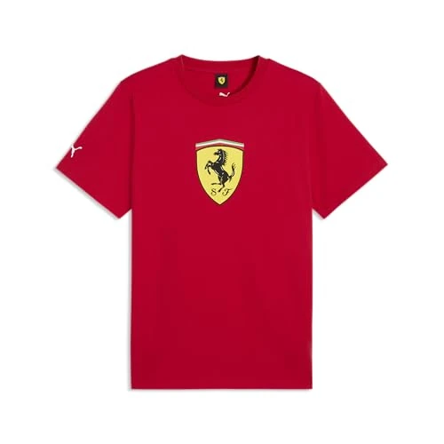 Oferta limitowana: PUMA Scuderia Ferrari F1 T-shirt męski z dużym logo Scudetto, Czerwony bieg, M z 107.26 zł na 107.26 zł (oszczędź 0.00%)