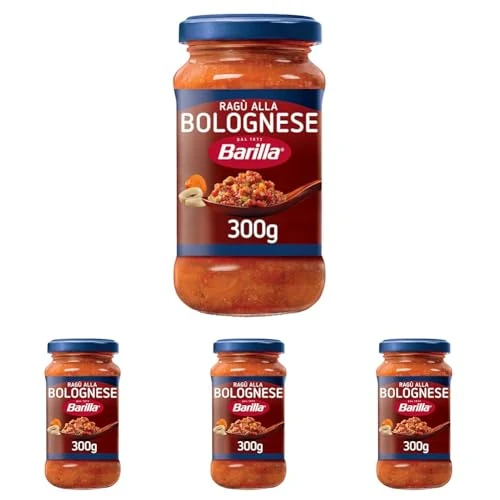 Offerta a tempo: Barilla Sugo Ragù alla Bolognese, Salsa Pronta al Pomodoro Italiano e Carne Selezionata Senza Glutine, Sugo Pronto, Confezione da 1200g - 28% da 11.00 € a 7.96 €