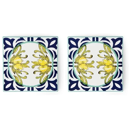 Excelsa Amalfi Sottopentola, Ceramica e Sughero (Confezione da 2)