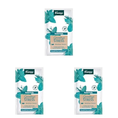 Offerta a tempo: Kneipp, Goodbye Stress, sali da bagno, menta d’acqua e rosmarino, 60 g (Confezione da 3) - 26% da 4.80 € a 3.57 €