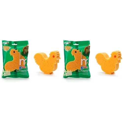 Offerta a tempo: martini SPA - Kids - Spugne animaletti da fattoria, soggetto assortito tra gallo, oca e gatto, colore assortito, 25 g, 1 unità casuale (Confezione da 2) - 45% da 5.40 € a 2.98 €