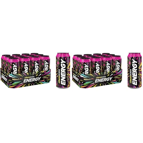 Offerta a tempo: Lemonsoda Energy | Tropical Trip, Energy Drink al Gusto di Frutta Tropicale, 12 Lattine da 50 cl, con Mix di Frutta, Vitamine e Caffeina (Confezione da 2) - 34% da 35.76 € a 23.76 €