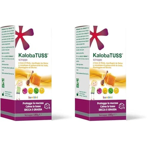 Kalobatuss Sciroppo Bambino 180g MDR, Dispositivo Medico (Confezione da 2)