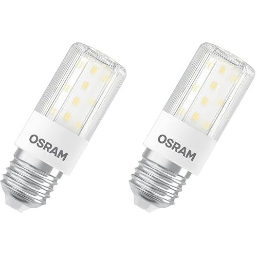 Offerta a tempo: OSRAM LED Superstar Special T SLIM, lampada speciale LED sottile dimmerabile, base E27, bianco caldo (2700K), sostituzione della lampada convenzionale 60W, 1 confezione (Confezione da 2) - 39% da 29.38 € a 17.96 €