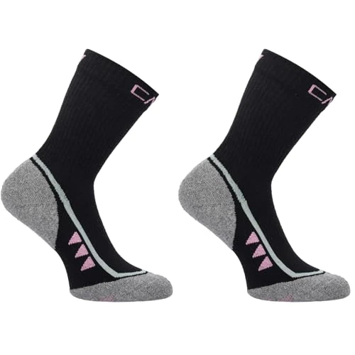 Offerta a tempo: CMP - Trekking Sock Mid Supersoft 50 Wmn, Piombo-Ametista, 36/38 (Confezione da 2) - 50% da 15.98 € a 7.99 €