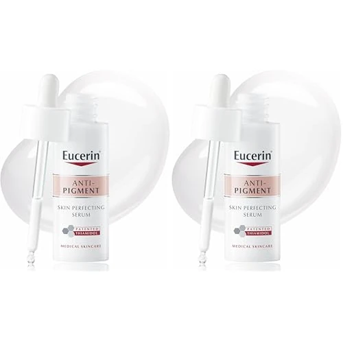 Eucerin Anti-Pigment Siero Viso Illuminante 30 ml, Siero antimacchia viso per un incarnato uniforme e luminoso, Formula con Acido Ialuronico e Thiamidol illuminante per tutti i tipi di pelle