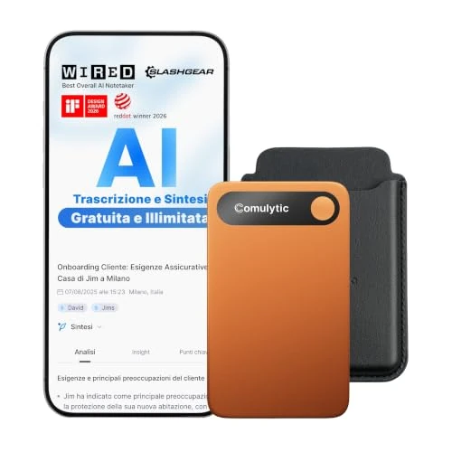 Zeitlich begrenztes Angebot: Comulytic Note Pro KI Digitales Diktiergerät mit Unbegrenzter Transkription von 139.99 € auf 139.99 € (0.00% Rabatt)