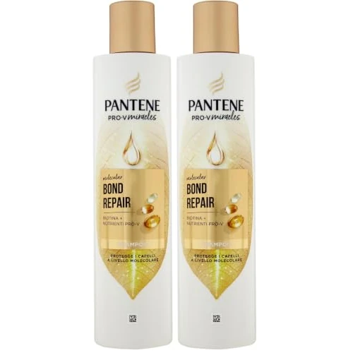 Offerta a tempo: Pantene Molecular Bond Repair Shampoo con Biotina 250ml Formula Pro-V Concentrata per Capelli Danneggiati. Protegge e Lascia i Capelli Visibilmente Più Sani e Rigenerati. Arricchito con Nutrienti - 42% da 14.42 € a 8.38 €