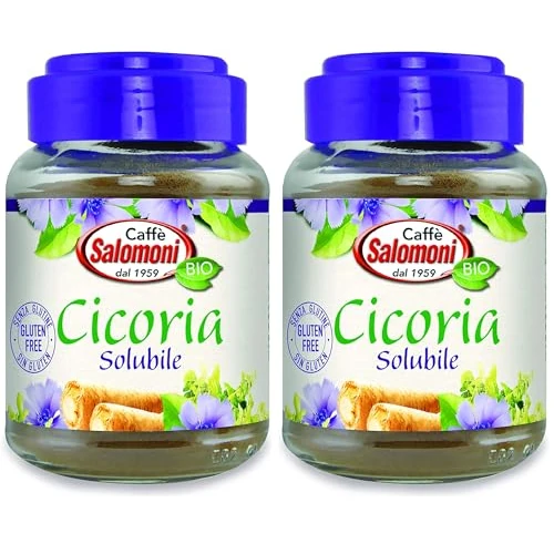 Salomoni Cicoria Solubile Bio, 100g (Confezione da 2)