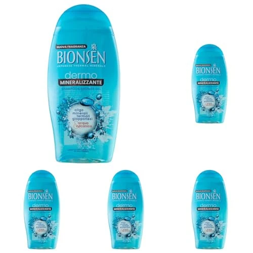 Offerta a tempo: BIONSEN Docciaschiuma DermoMineralizzante 250ml (Confezione da 5) - 30% da 9.95 € a 6.95 €