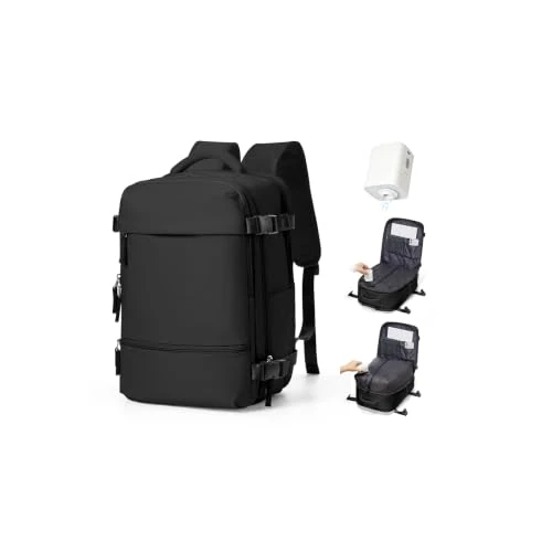 Limited-time offer: SZSYCN Vacuum Backpack Travel Bag With Pump Ryanair Cabin Bag 40x30x20 Wizzair Carry On Luggage Easyjet Airback Backpack Vacuum Travel Bag Men And Women Casual Daypack Fits 16-inch Laptop from 54.49 £ to 54.49 £ (save 0.00%)