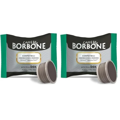Caffè Borbone Miscela Decaffeinata - 50 Capsule - Compatibili con le Macchine Lavazza®* Espresso Point®* (Confezione da 2)